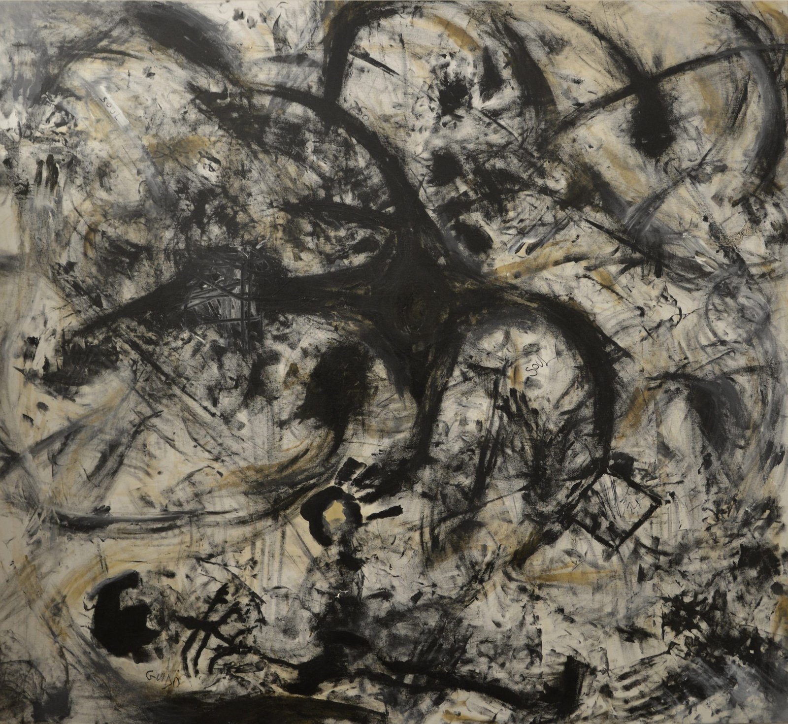 senza titolo, 2019 tecnica mista, 140x155 cm